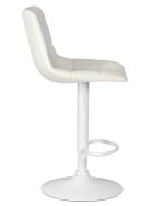 Набор 2 шт Стул барный DOBRIN TAILOR WHITE, белый PU — изображение 4