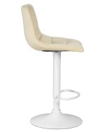 Набор 2 шт Стул барный DOBRIN TAILOR WHITE, бежевый велюр (MJ9-10) — изображение 4