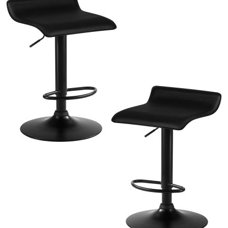 Набор 2 шт Стул барный DOBRIN TOMMY BLACK