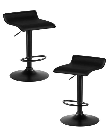Набор 2 шт Стул барный DOBRIN TOMMY BLACK