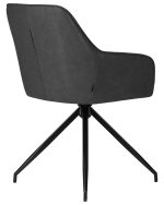 Набор 2 шт Стул обеденный DOBRIN DANIEL, черные ножки, винтажная антрацитовая экокожа (RU-08) — изображение 5