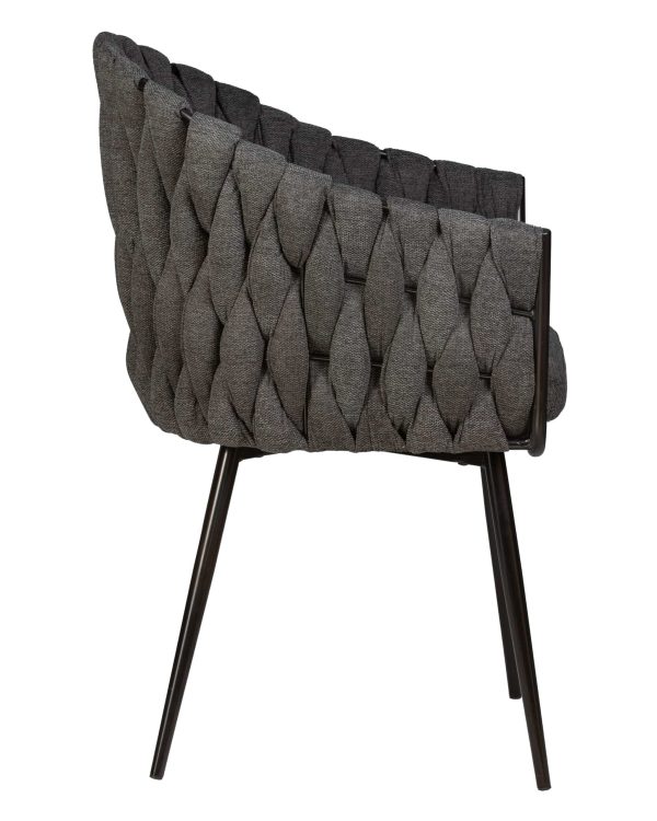 Набор 2 шт Стул обеденный DOBRIN MATILDA, графитовая ткань (LAR-275-21) — изображение 4