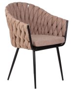 Набор 2 шт Стул обеденный DOBRIN MATILDA, коричневая ткань (LAR 275-3) — изображение 3