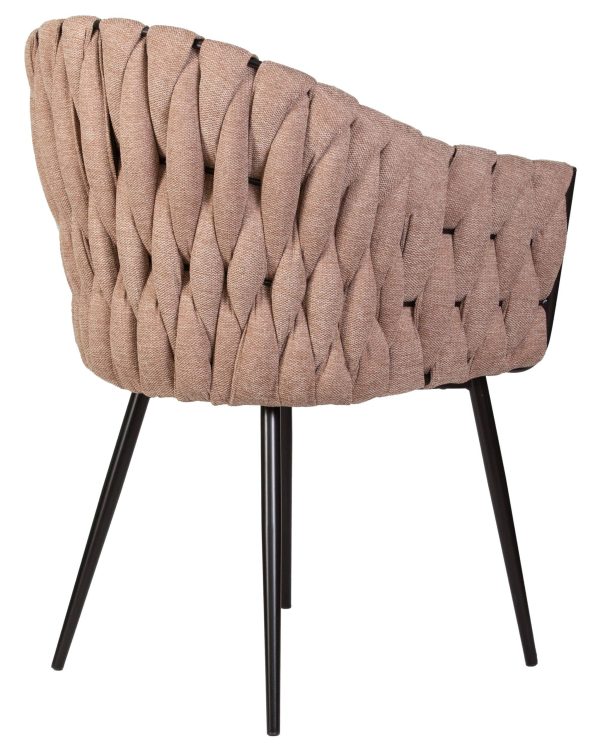 Набор 2 шт Стул обеденный DOBRIN MATILDA, коричневая ткань (LAR 275-3) — изображение 5