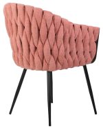 Набор 2 шт Стул обеденный DOBRIN MATILDA, розовая ткань (LAR 275-10) — изображение 5