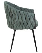 Набор 2 шт Стул обеденный DOBRIN MATILDA, зеленая ткань (LAR 275-23) — изображение 4