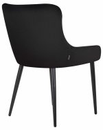 Набор 2 шт Стул обеденный DOBRIN RICHARD, черные матовые ножки, черный велюр (V108-77) — изображение 5
