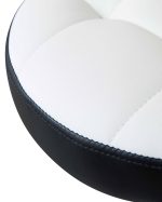 Набор 2 шт Табурет барный DOBRIN BRUNO, бело-чёрный — изображение 4