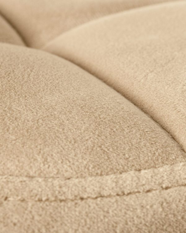 Набор 2 шт Табурет барный DOBRIN BRUNO, бежевый велюр (MJ9-10) — изображение 5