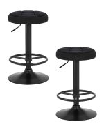 Набор 2 шт Табурет барный DOBRIN BRUNO BLACK