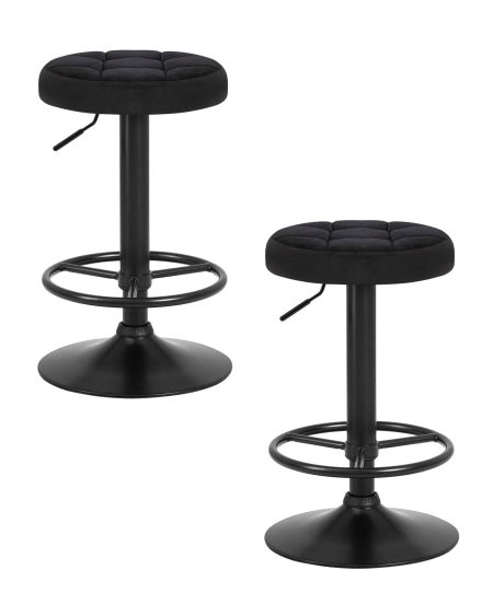 Набор 2 шт Табурет барный DOBRIN BRUNO BLACK