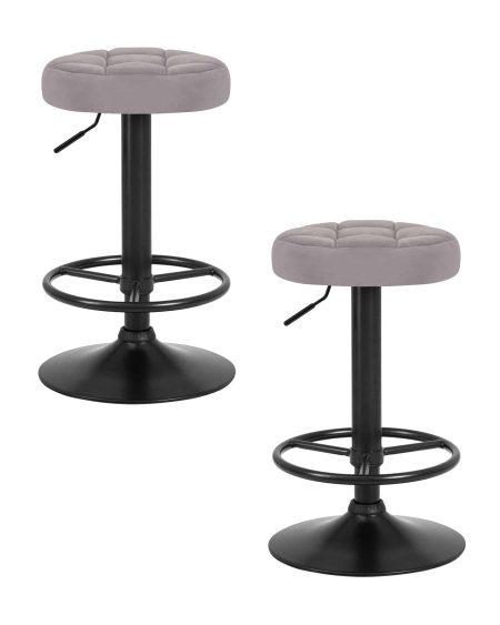 Набор 2 шт Табурет барный DOBRIN BRUNO BLACK