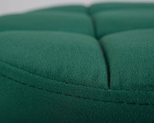 Набор 2 шт Табурет барный DOBRIN BRUNO BLACK, зеленый велюр (MJ9-88) — изображение 3