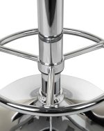 Набор 2 шт Табурет барный DOBRIN BRUNO, чёрно-белый — изображение 4