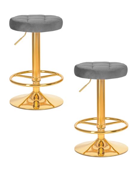 Набор 2 шт Табурет барный DOBRIN BRUNO GOLD