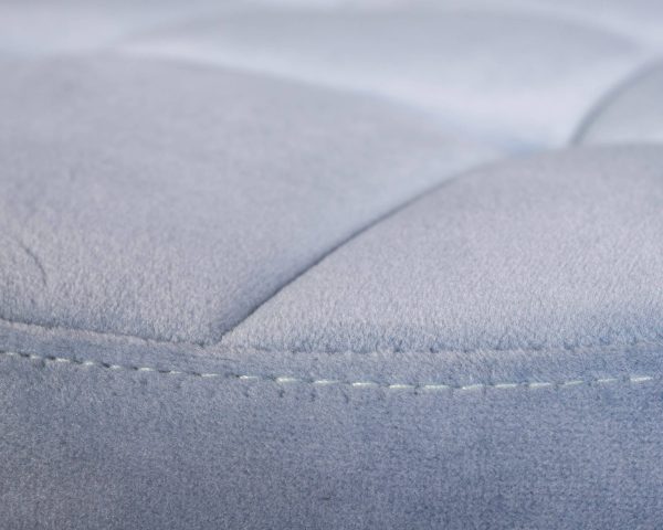 Набор 2 шт Табурет барный DOBRIN BRUNO, пудрово-голубой велюр (MJ9-74) — изображение 4