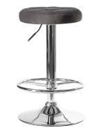 Набор 2 шт Табурет барный DOBRIN BRUNO, серый велюр (MJ9-75) — изображение 3