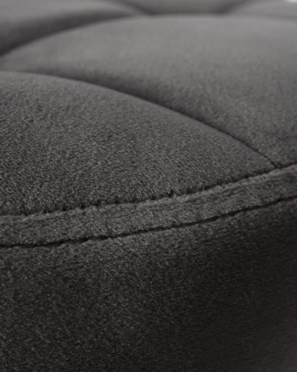 Набор 2 шт Табурет барный DOBRIN BRUNO, серый велюр (MJ9-75) — изображение 5