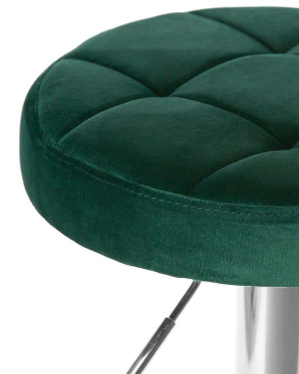 Набор 2 шт Табурет барный DOBRIN BRUNO, зеленый велюр (MJ9-88) — изображение 4