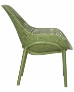 Набор 4 шт Кресло DOBRIN LONZO, зеленый хаки (G-17) c УФ-защитой — изображение 4