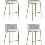 Набор 4 шт Стул барный DOBRIN EMMA GOLD