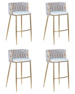 Набор 4 шт Стул барный DOBRIN EMMA GOLD