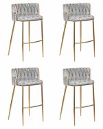 Набор 4 шт Стул барный DOBRIN EMMA GOLD