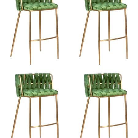 Набор 4 шт Стул барный DOBRIN EMMA GOLD