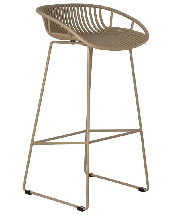 Набор 4 шт Стул барный DOBRIN FRANK, бежевый — изображение 3