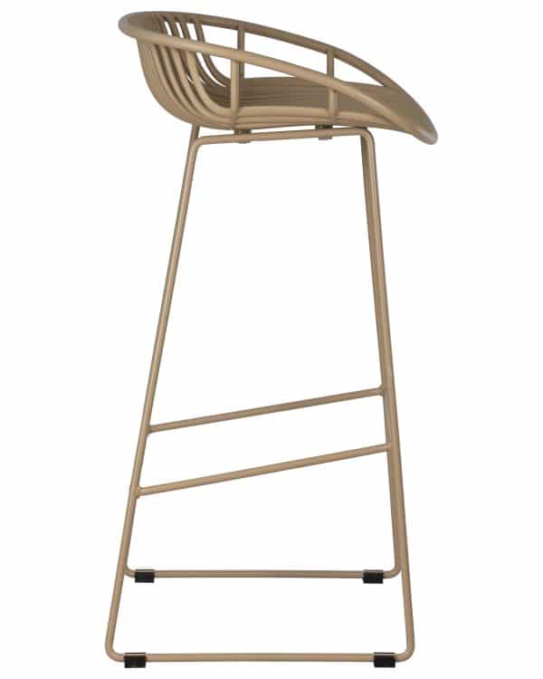 Набор 4 шт Стул барный DOBRIN FRANK, бежевый — изображение 4