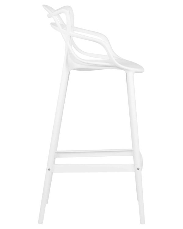 Набор 4 шт Стул барный DOBRIN MASTERS BAR, белый (W-02) — изображение 4