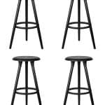 Набор 4 шт Стул барный DOBRIN ROYCE BLACK