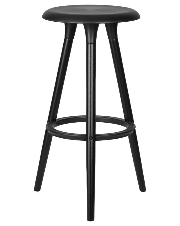 Набор 4 шт Стул барный DOBRIN ROYCE BLACK, чёрный (B-03) — изображение 4