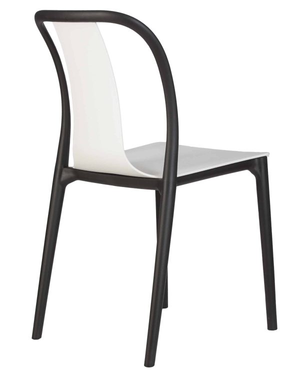 Набор 4 шт Стул обеденный DOBRIN ADAM, черный/белый — изображение 5