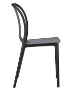 Набор 4 шт Стул обеденный DOBRIN ADAM, черный/серо-голубой — изображение 4