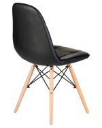 Набор 4 шт Стул обеденный DOBRIN BENNET, ножки светлый бук, чёрный — изображение 5