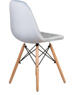 Набор 4 шт Стул обеденный DOBRIN BENNET, ножки светлый бук, пудрово-голубой велюр (HLR-15) — изображение 5