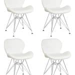 Набор 4 шт Стул обеденный DOBRIN BUTTERFLY CHROME