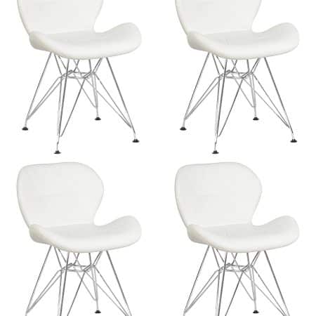 Набор 4 шт Стул обеденный DOBRIN BUTTERFLY CHROME