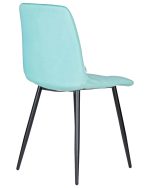 Набор 4 шт Стул обеденный DOBRIN CHILLY, Мятный Holland 50, основание черное — изображение 5