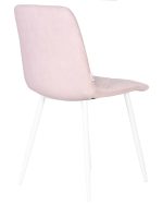 Набор 4 шт Стул обеденный DOBRIN CHILLY ROMBO, Розовый Simple 03, основание белый — изображение 5
