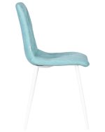 Набор 4 шт Стул обеденный DOBRIN CHILLY ROMBO, Тиффани Simple 51, основание белый — изображение 4