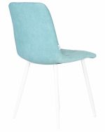 Набор 4 шт Стул обеденный DOBRIN CHILLY ROMBO, Тиффани Simple 51, основание белый — изображение 5