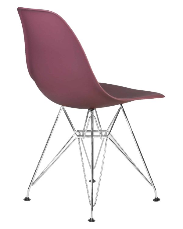 Набор 4 шт Стул обеденный DOBRIN DSR, ножки хром, цвет пыльная роза (NX-P-11) — изображение 5