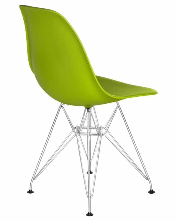 Набор 4 шт Стул обеденный DOBRIN DSR, ножки хром, цвет салатовый (G-08) — изображение 5