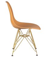 Набор 4 шт Стул обеденный DOBRIN DSR, ножки золотые, цвет персиковый (NX-Y-06) — изображение 4