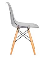 Набор 4 шт Стул обеденный DOBRIN DSW CASPER, ножки светлый бук, цвет прозрачный — изображение 4