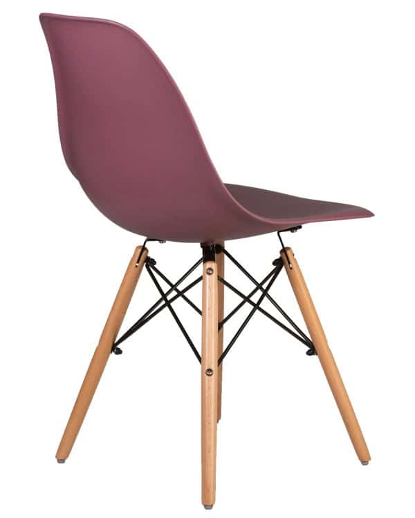 Набор 4 шт Стул обеденный DOBRIN DSW, ножки светлый бук, цвет пыльная роза (NX-P-11) — изображение 5