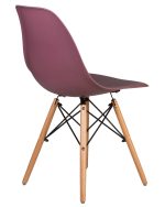 Набор 4 шт Стул обеденный DOBRIN DSW, ножки светлый бук, цвет пыльная роза (NX-P-11) — изображение 5