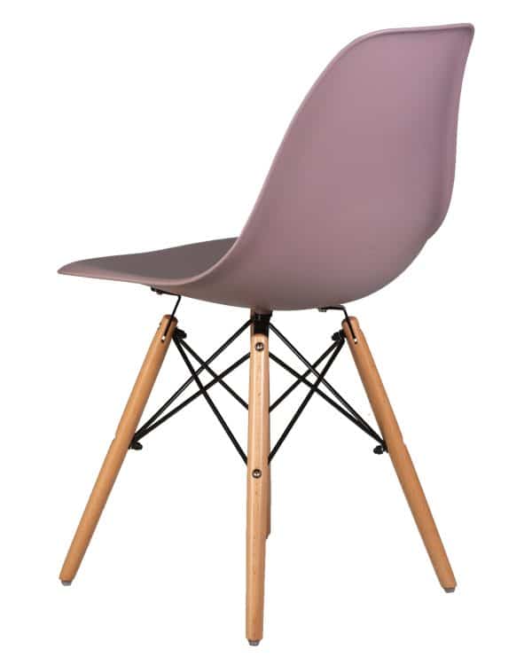 Набор 4 шт Стул обеденный DOBRIN DSW, ножки светлый бук, цвет сиреневый (P-04) — изображение 5